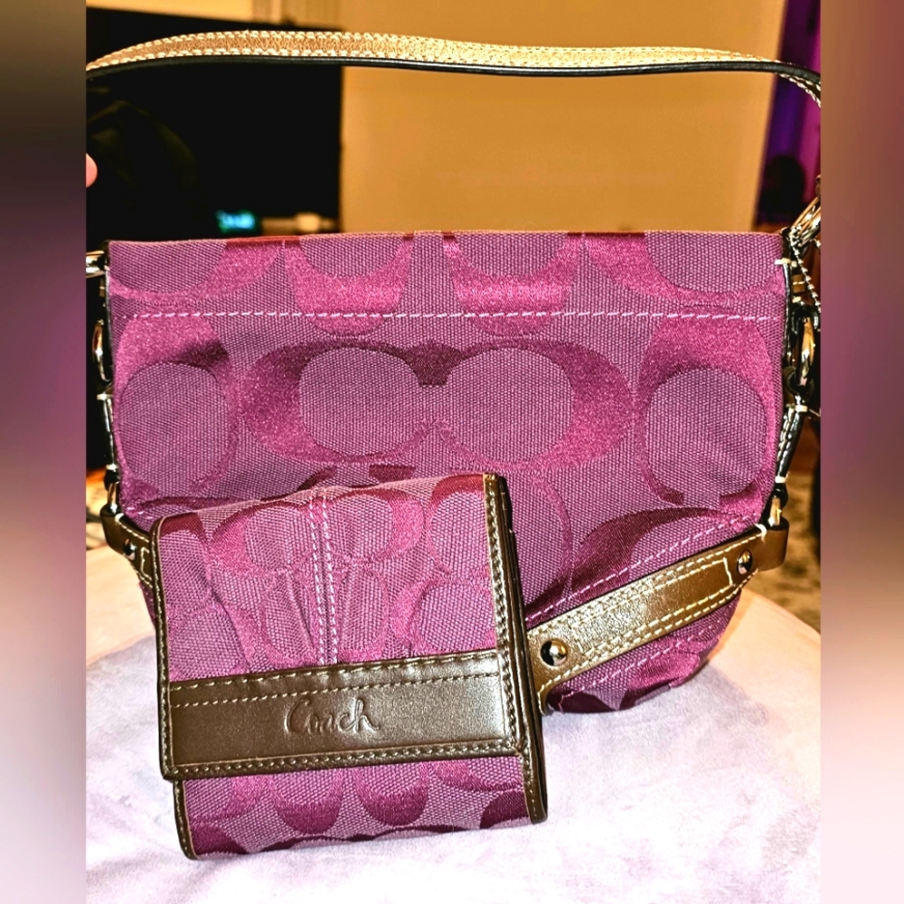 Coach Carly bag and wallet
